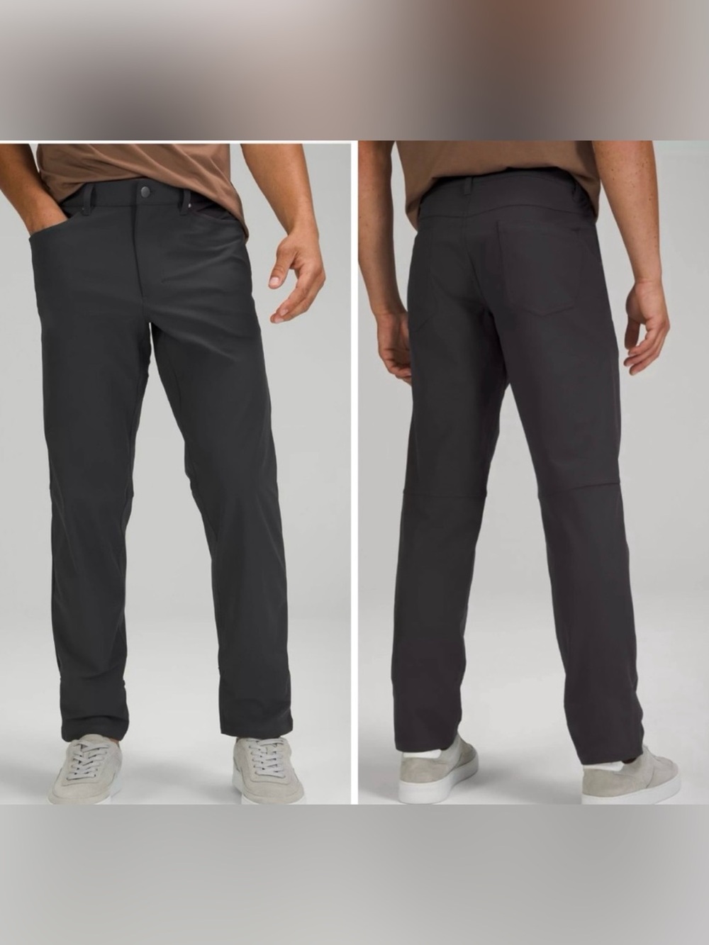 Lululemon Men's ABC Pant Classic 
Warpstreme Black Charcoal Size 36